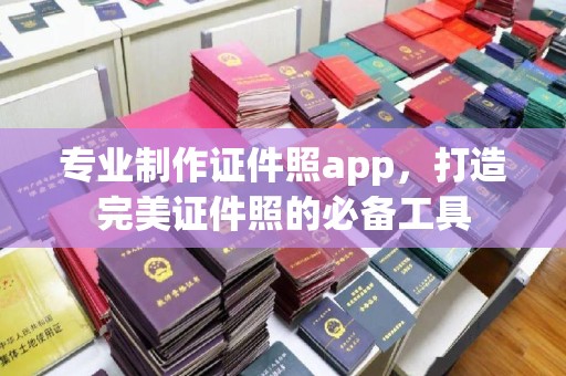 下城专业制作证件照app，打造完美证件照的必备工具