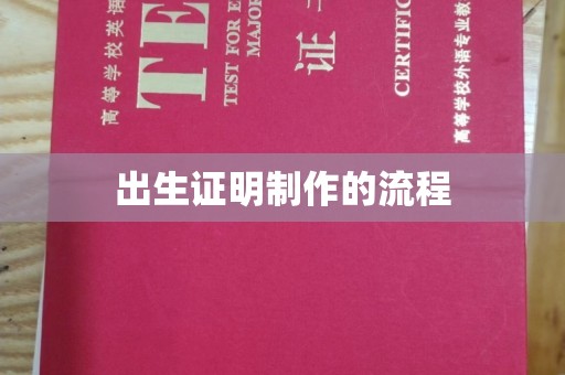 景东出生证明制作的流程