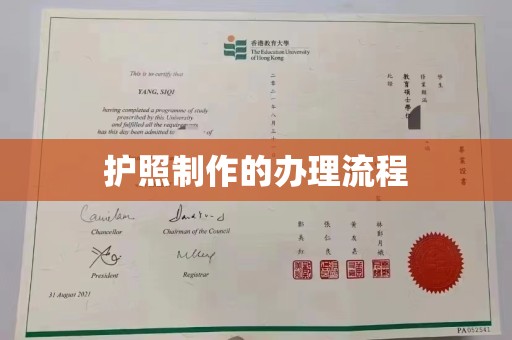 金安护照制作的办理流程